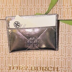 Like new tory burch kira card holder